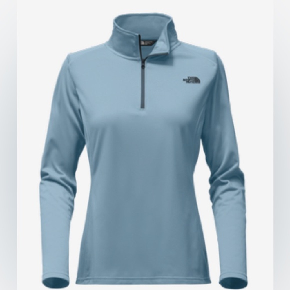 The North Face Women's Tech Glacier 1/4 Zip PROVINCIAL BLUE. Size medium